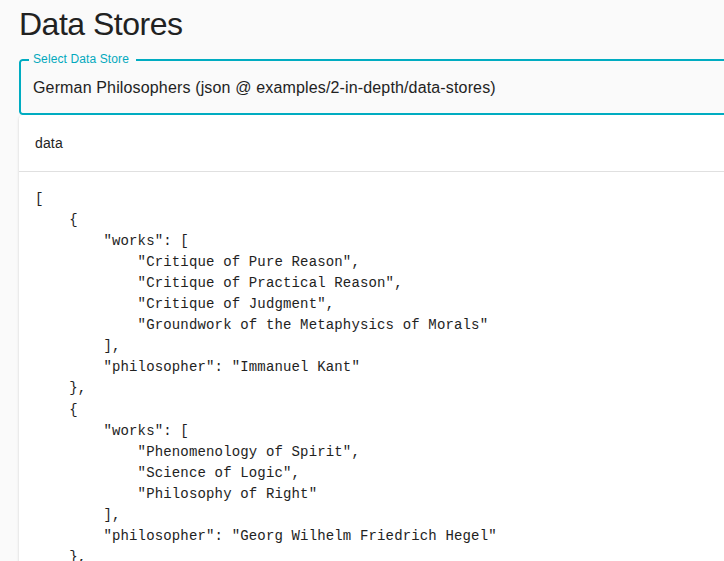 JSON data_store_output