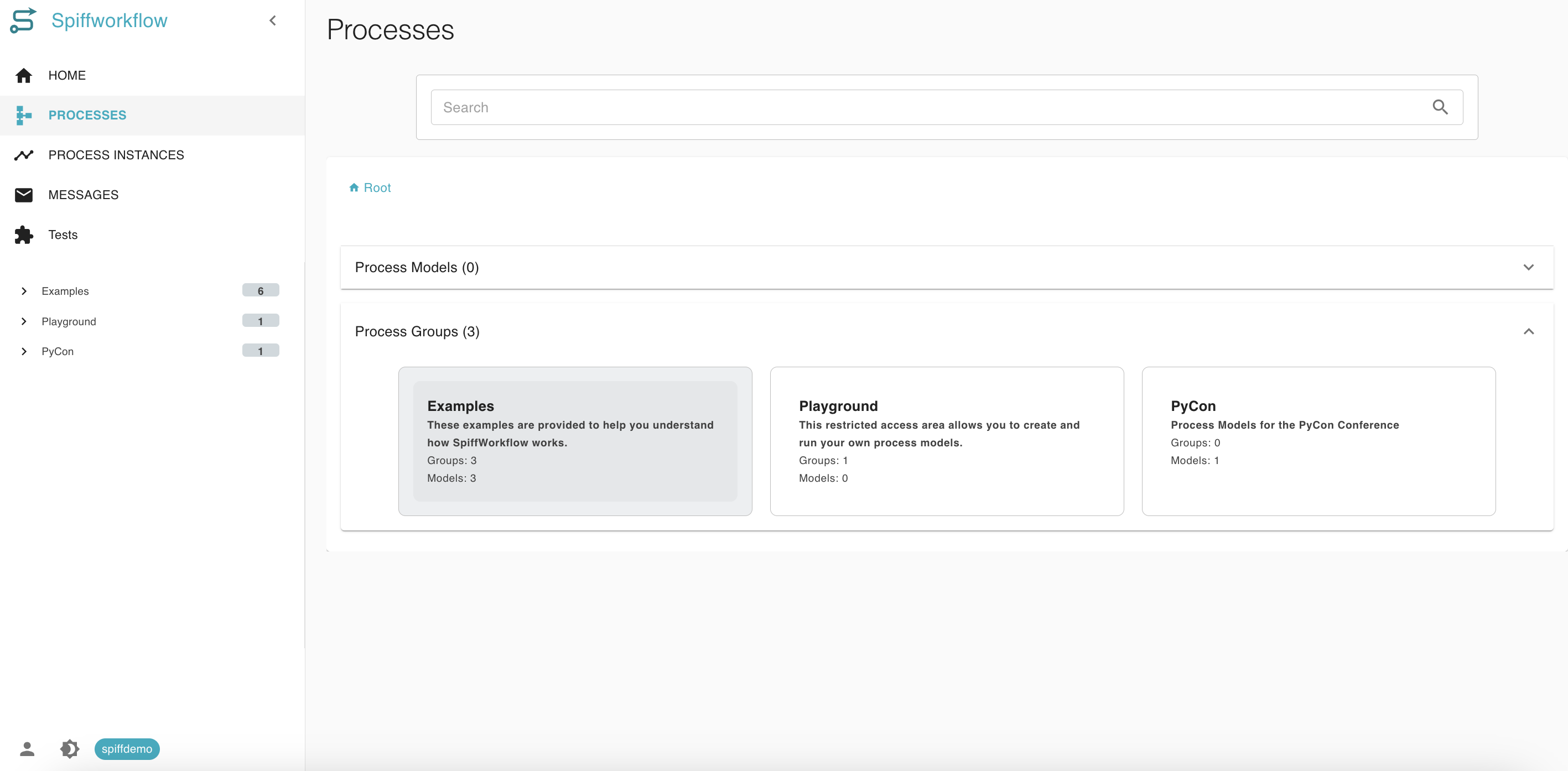 Built-in examples
