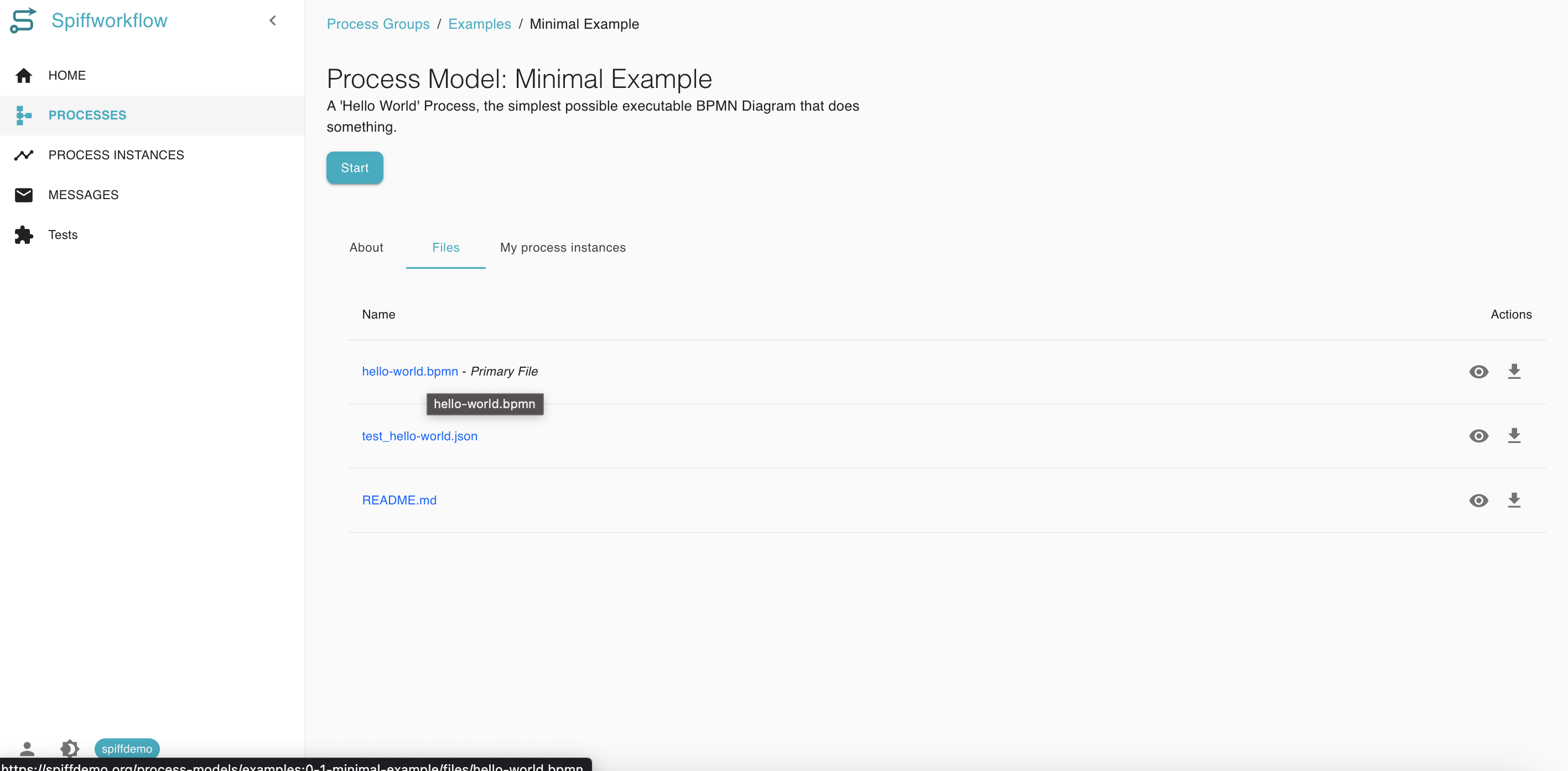 Built-in examples